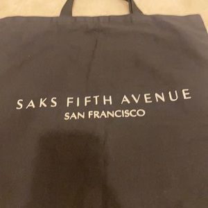 Saks 5th Ave., San Francisco grocery bag